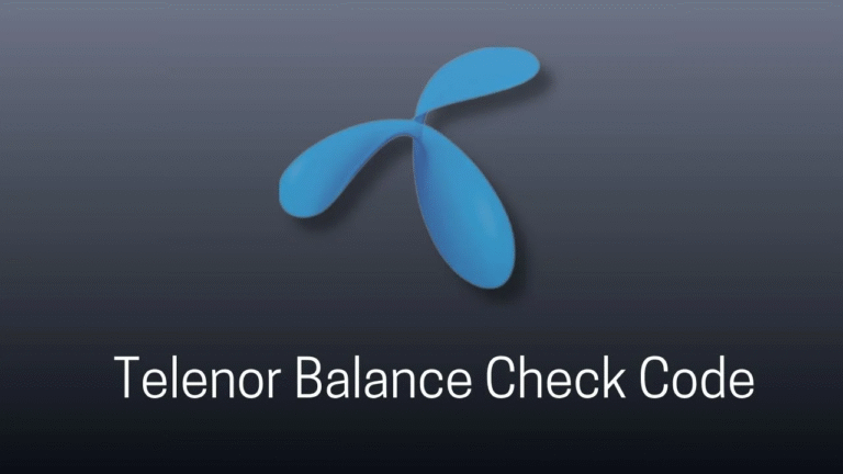 Telenor Balance Check Code